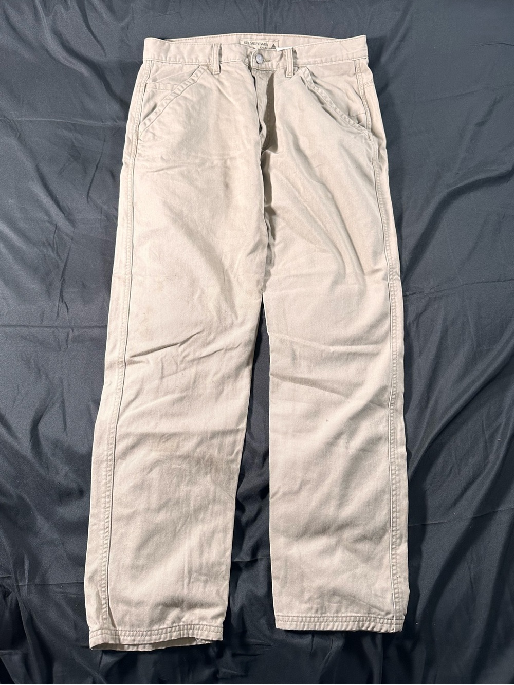 Levis SILVERTAB Khaki Tan Retro Beige Pants 33x30 Vintage Y2K 2000s